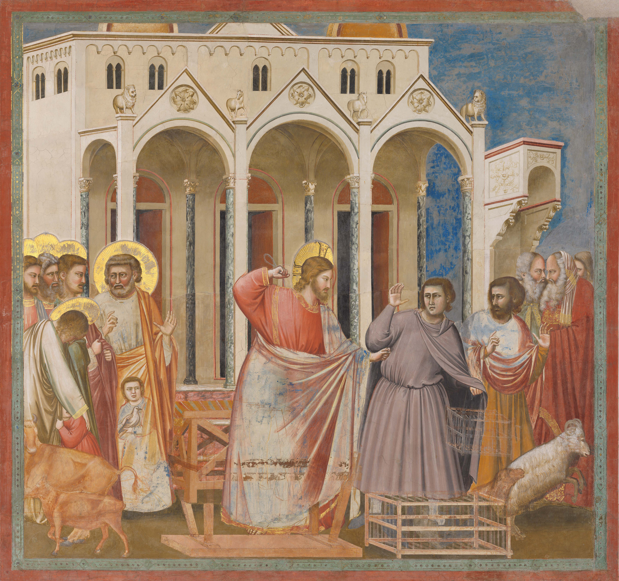 La Cacciata Dei Mercanti Dal Tempio La cacciata dei mercanti dal Tempio | Cappella degli Scrovegni